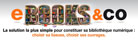 Création du site www.ebooks-and-co.com et bandeaux publicitaires - toutes les dernières parutions françaises en livres numériques.
